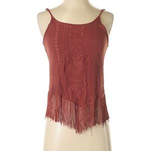 XS Kendall and Kylie Fringe Tank